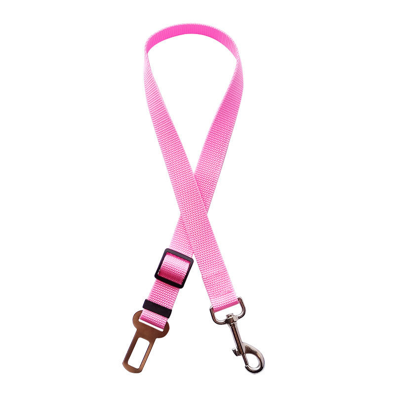 Adjustable Pet Cat Dog Car Seat Belt Pet Seat Vehicle Dog Harness Lead Clip Safety Lever