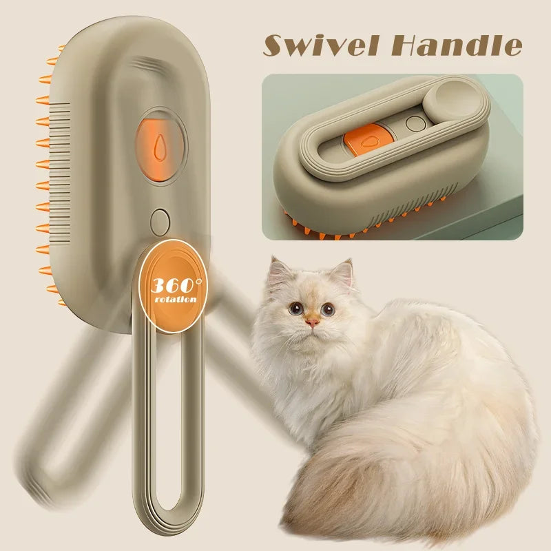 Steam Brush Cat Brush Cats Vaporizer Pet Hair Brush