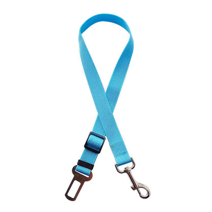 Adjustable Pet Cat Dog Car Seat Belt Pet Seat Vehicle Dog Harness Lead Clip Safety Lever