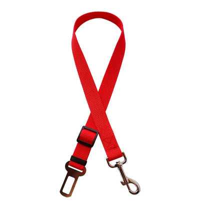 Adjustable Pet Cat Dog Car Seat Belt Pet Seat Vehicle Dog Harness Lead Clip Safety Lever