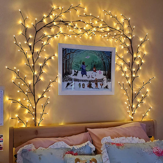 Vines With Lights Christmas Garland Light Flexible DIY Willow Vine Branch LED Light
