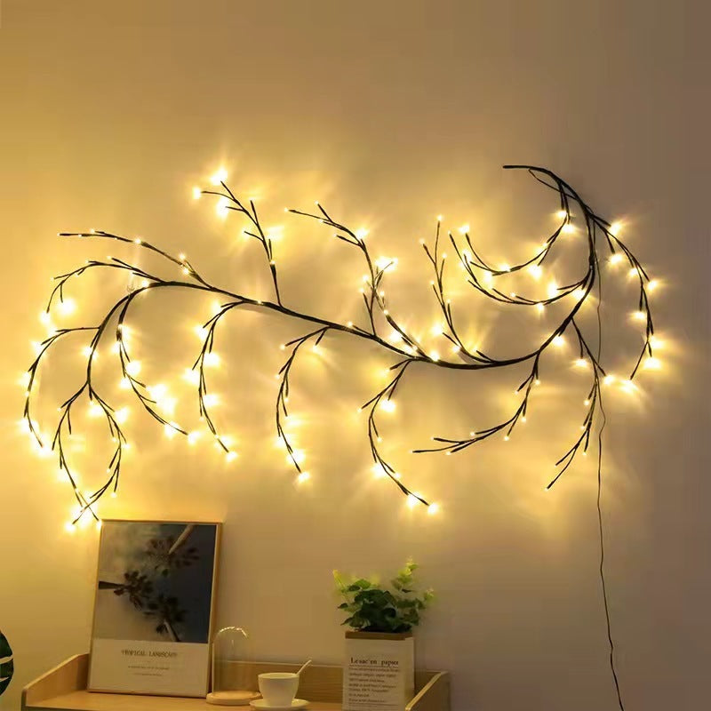 Vines With Lights Christmas Garland Light Flexible DIY Willow Vine Branch LED Light