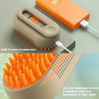 Steam Brush Cat Brush Cats Vaporizer Pet Hair Brush