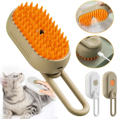 Steam Brush Cat Brush Cats Vaporizer Pet Hair Brush