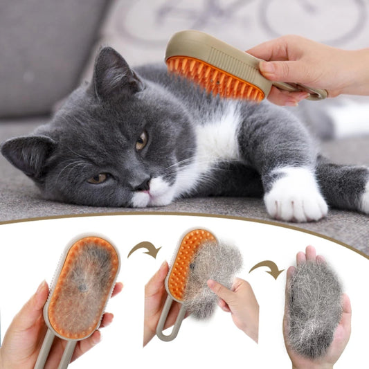 Steam Brush Cat Brush Cats Vaporizer Pet Hair Brush