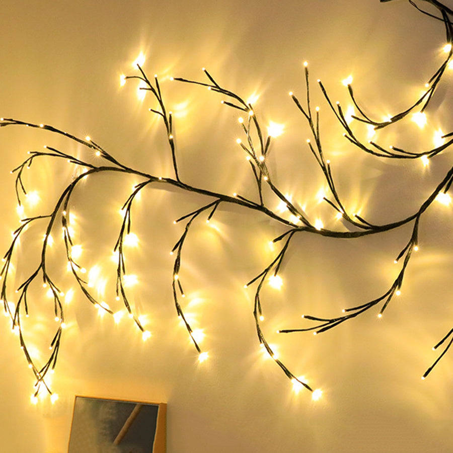 Vines With Lights Christmas Garland Light Flexible DIY Willow Vine Branch LED Light