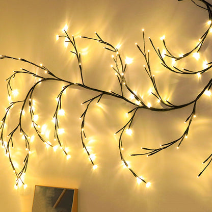 Vines With Lights Christmas Garland Light Flexible DIY Willow Vine Branch LED Light