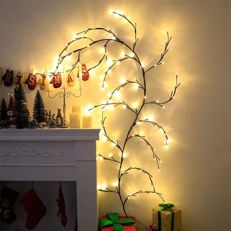 Vines With Lights Christmas Garland Light Flexible DIY Willow Vine Branch LED Light